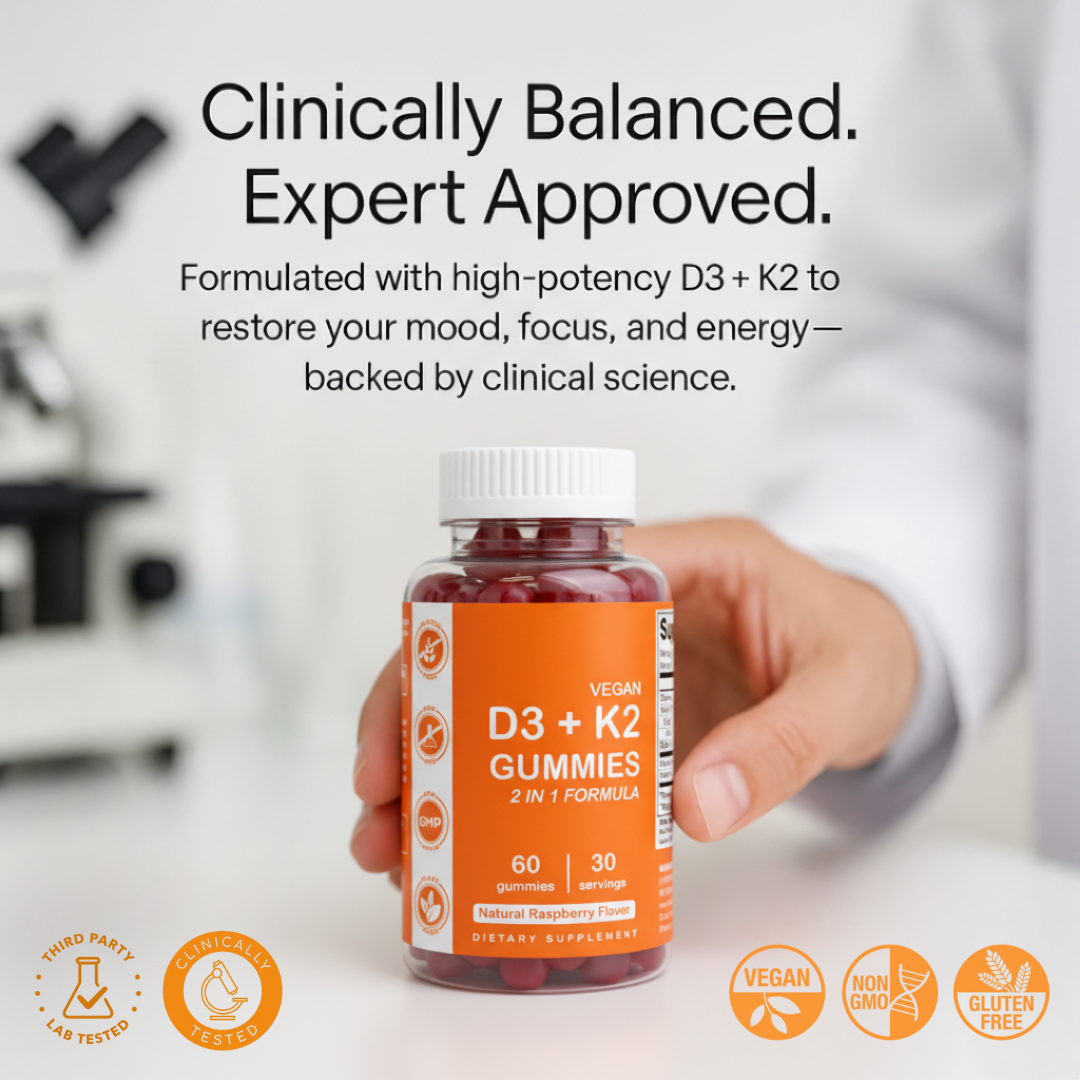 AURI™ – D3 + K2 Gummies Mood & Energy Support for the Darker Months